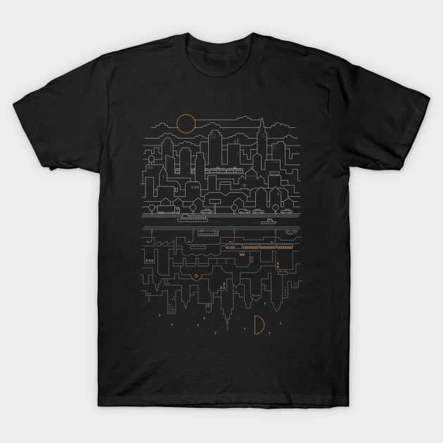 City 24 T-Shirt by Thepapercrane